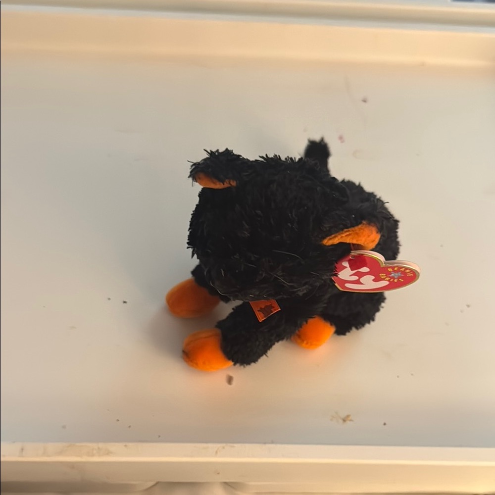 Ty Black and Orange Plush Toy